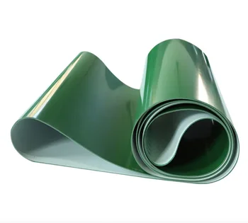 Perimetras:3200x50x2mm Green PVC Konvejerio