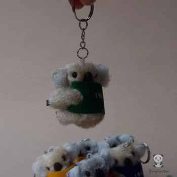 Pliušiniai Žaislai Mini Koalas Key Chain Bag Pakabukas Įdaryti Žaislas Dovanos