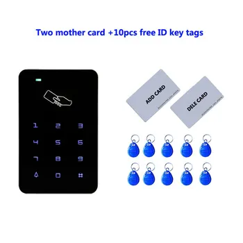 RDA atskiras prieigos kontrolės kortelės skaitytuvas su kieta klaviatūra , gali kaip WG26 reader 2vnt motina kortelės 10vnt ID žymės