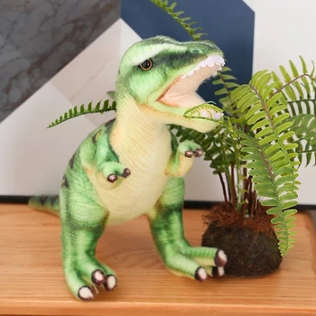 Realiame Gyvenime Juros Periodo Tyrannosaurus Rex Pliušinis Žaislas Modeliavimas Gyvūnų Įdaryti Dinozaurų Žaislai, Minkštos Lėlės, Namų Dekoro Dovanos Berniukams Vaikai