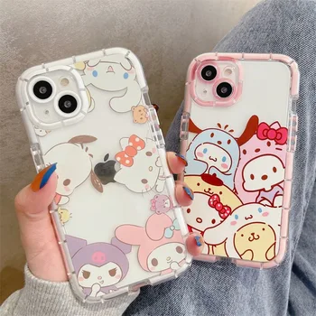 Sanrio Hello Kitty Kuromi mymelody mielas rožinis Telefonas 