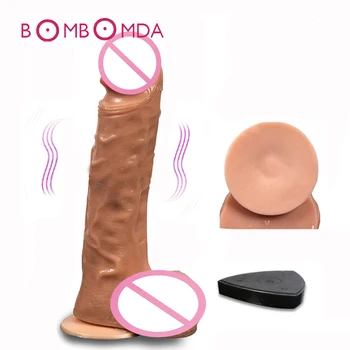 Sekso Parduotuvė, Didelis Dildo, Vibratoriai Vaginos Massager Nuotolinio Valdymo Realistiškas Penis Su Siurbtuko Sekso Žaislai Moterims, Suaugusiųjų Sekso Produktas