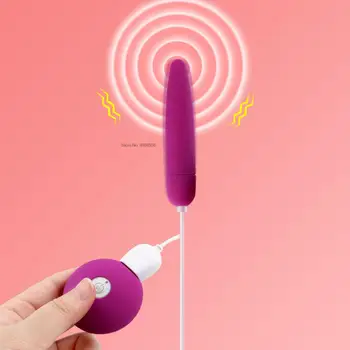 Sekso Žaislas Šlaplės Stimuliacija Vibruojantis Kiaušinis Mini Penis Plug Vibratorius G Spot-Klitorio Massager Analinis Makšties Moterų Suaugusiems