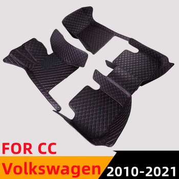 Sinjayer Vandeniui Odos Pasirinktinis Tilptų Automobilių Kilimėliai Priekyje & Galiniai FloorLiner Auto Dalys Kilimas Volkswagen VW CC 2010-2021