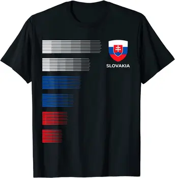 Slovakijos Vėliava, Herbas Tėvynės Slovakija Pasididžiavimas Vyrų T-Shirt Trumpas Atsitiktinis 100% MEDVILNĖS O-Kaklo Vyrų Drabužiai.