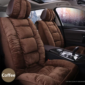 SOGLOTY Dirbtinis Pliušinis Universaliųjų Automobilių Sėdynės Apima SEAT visi modeliai LEON Toledo Ateca exeo IBL arona auto optikos reikmenys