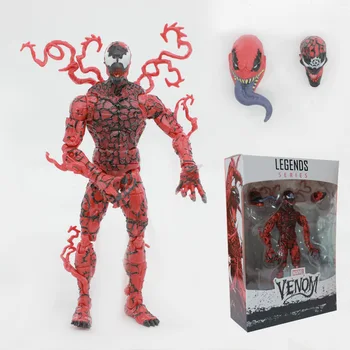 Stebuklas Keršytojas Amazing Spider-Man Raudona Nuodai Nelaimės PVC Paveikslas Modelis, Žaislai 15cm