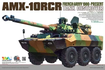 Tigras Modelis 4602 1/35 prancūzijos Armijos 1980-Dabartinė AMX-10RCR Tank Destroyer Plastikiniai Rinkinys