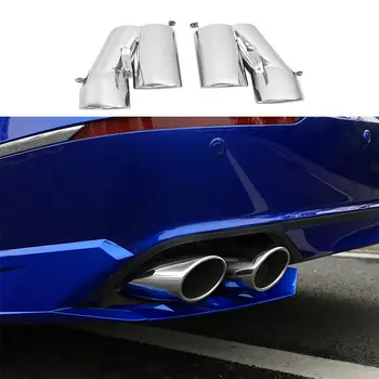 Tinka Honda Accord 2018-2020 Nerūdijančio Plieno Galinis Išmetimo Duslintuvo Galiukas Uodegos Vamzdžių Liejimo Automobilių Reikmenys 2VNT