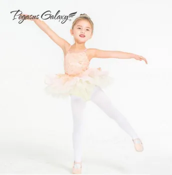 Vaivorykštė Tutu Baleto Šokių Kostiumai, Blizgučiai Etapo Rezultatus Baleto Suknelės Ballerina Vaikų Drabužių Mergaičių Baleto Dancewear Vaikas