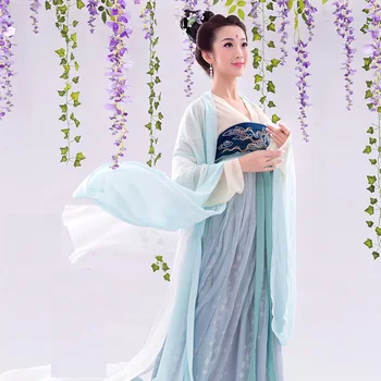 Zi Yan Tang Dinastijos Princesė Aukšto Juosmens Ruqun Hanfu Kostiumas Teminės Fotografijos Kostiumas Hanfu Moterų Cosplay Kostiumas