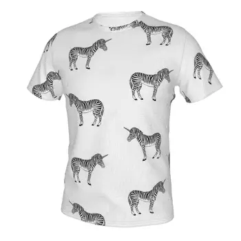 Žirafa 2021 m. Vasarą Fashion3D-printed vyrų vasaros T-shirt hip-hop street kostiumas juokinga T-shirt